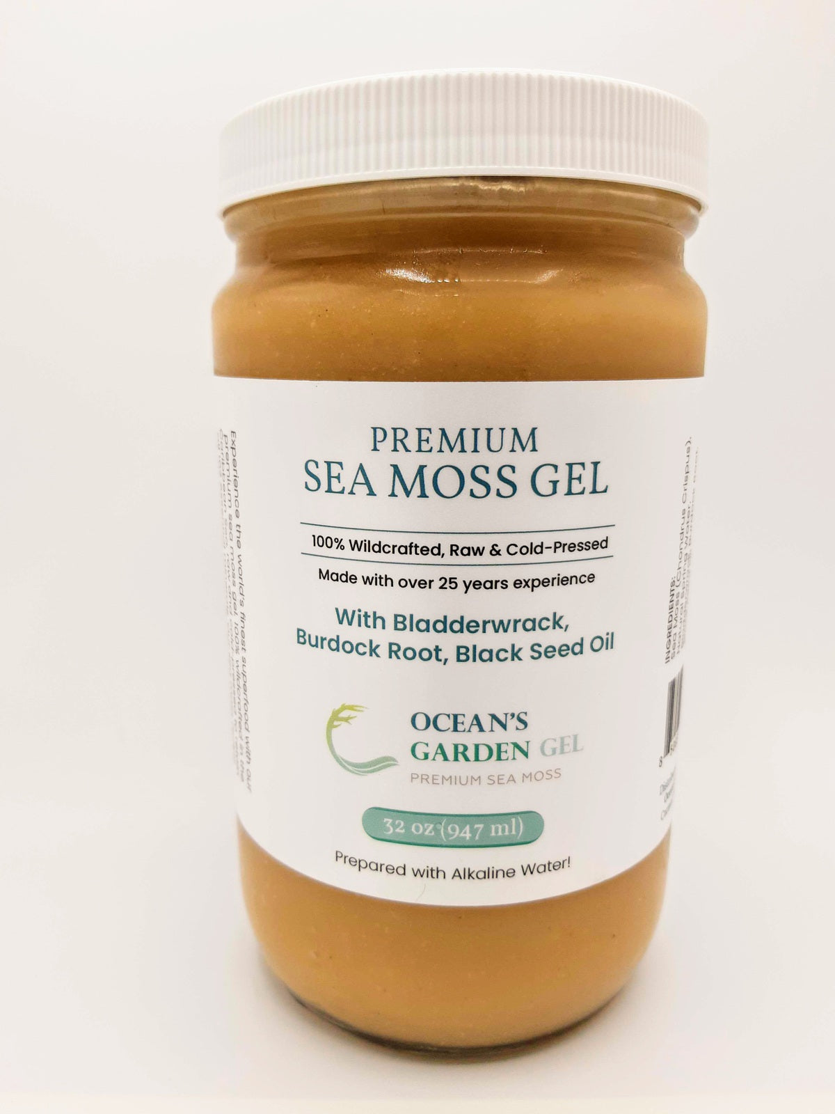 Premium Seamoss with Bladderwrack, Burdock root, and Blackseed Oil