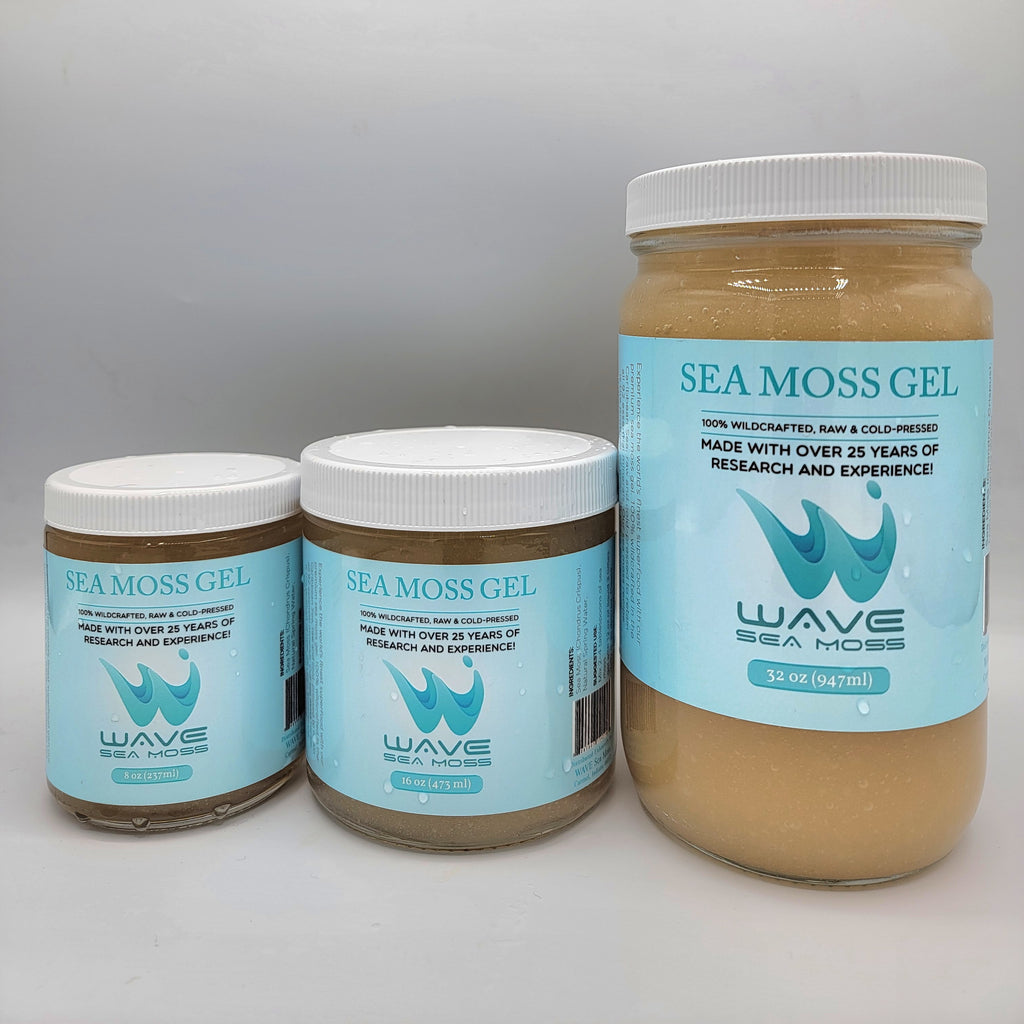 WAVE Premium Original Sea Moss Gel – Ocean's Garden Gel