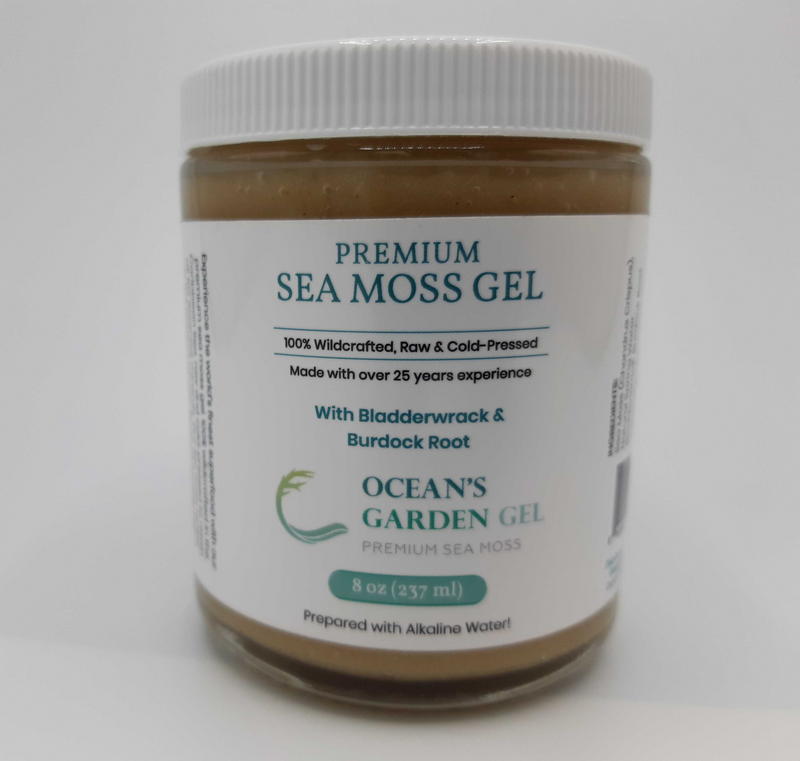Premium Sea Moss with Bladderwrack & Burdock Root